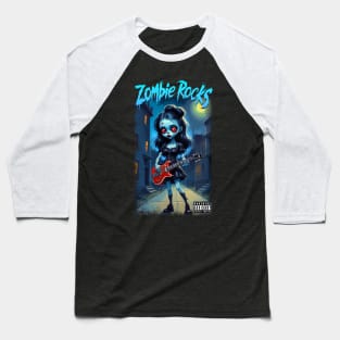 Zombie Rocks Baseball T-Shirt